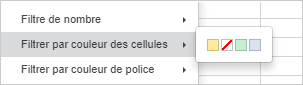 Filtrer les données par couleur